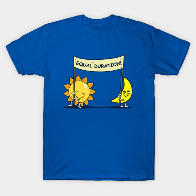 Cute Sun and Moon Equinox T-Shirt by BoggsNicolas